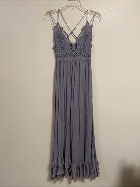 ella mia mini maxi midi beaded gathered ladder dress lustra